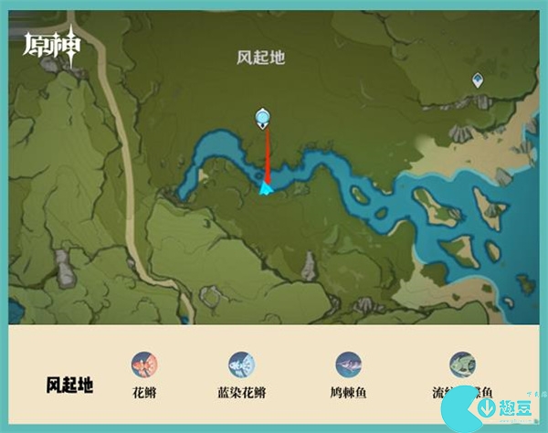 原神全部釣魚點位置大全