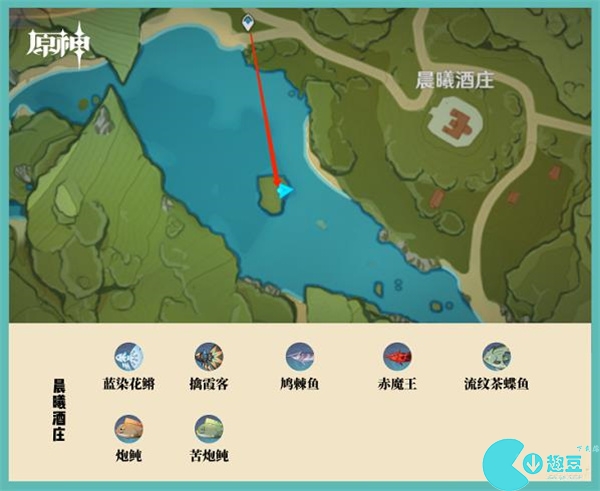 原神全部釣魚點位置大全