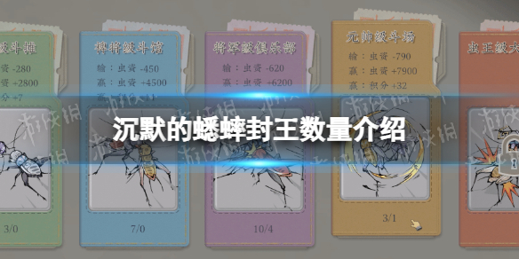 《沉默的蟋蟀》封王數量介紹 封王機制講解
