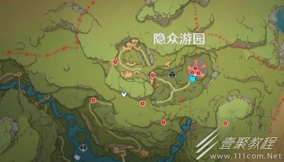 原神3.8琉形蜃境绮光彩燈位置在哪裏
