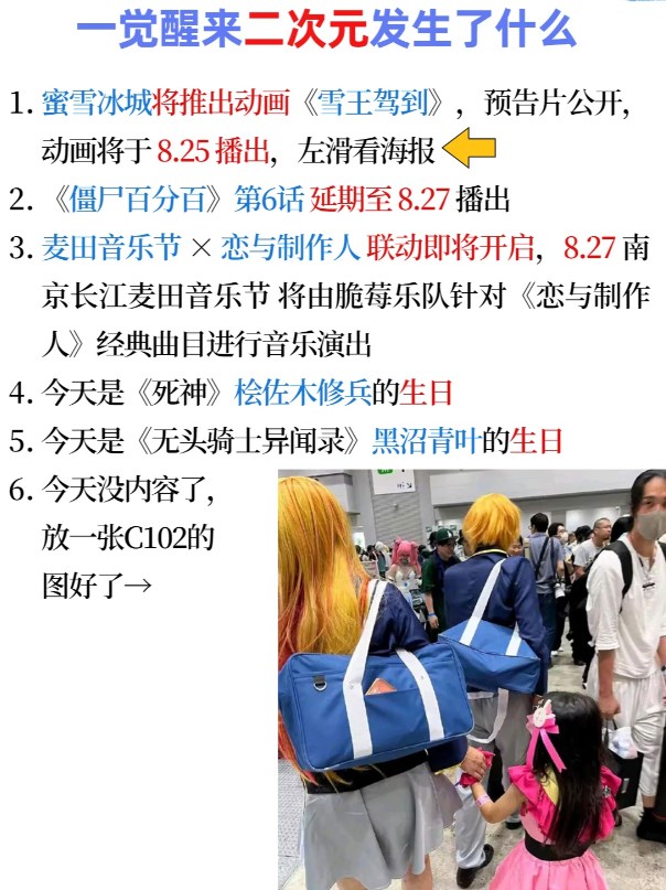 《二次元發生了什麽》2023.8.14