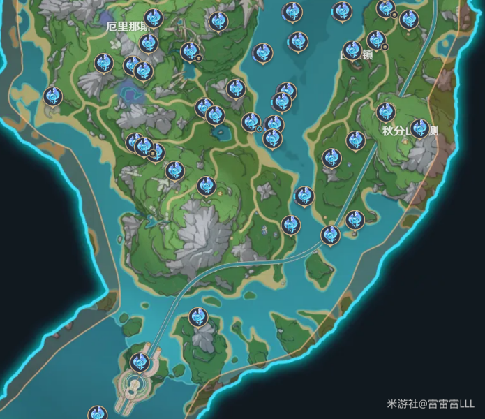 《原神》楓丹水神瞳在哪裏