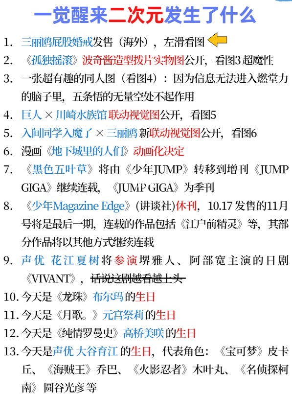 《二次元發生了什麽》2023.8.18