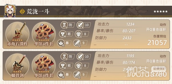 原神4.0版全角色參考面板介紹
