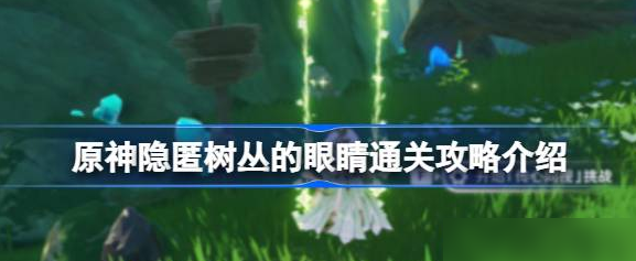 原神隱匿樹叢的眼睛在哪裏