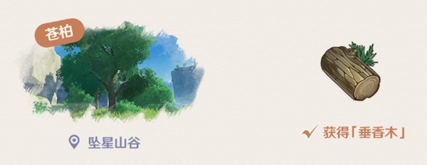 原神垂香木位置介紹