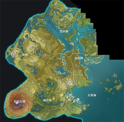 《原神》世界地圖全貌超清