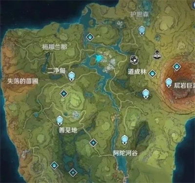 《原神》世界地圖全貌超清