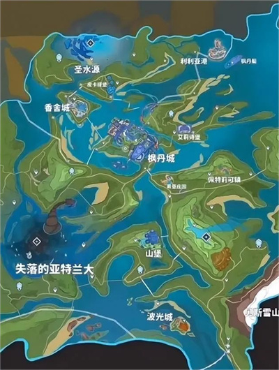 《原神》世界地圖全貌超清