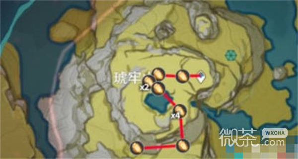 原神4.0石珀最佳采集路線詳情