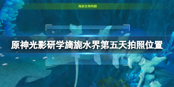 《原神》光影研學旖旎水界第五天拍照位置