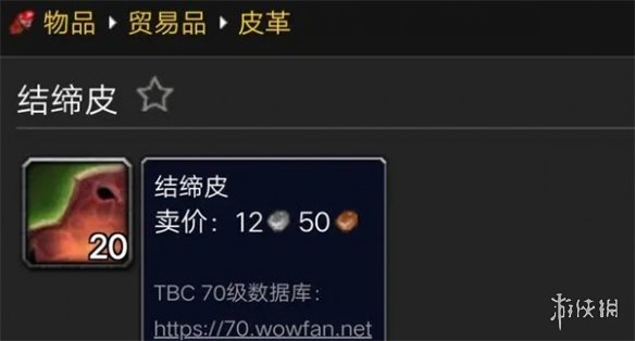 《魔獸世界》重結締皮獲取方式
