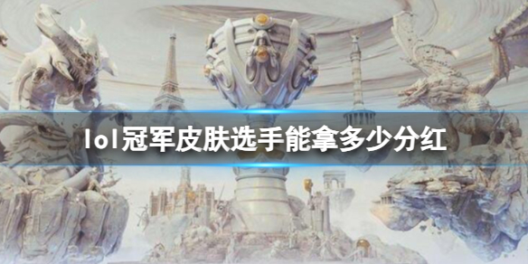 《英雄聯盟》冠軍皮膚選手獲得分紅介紹