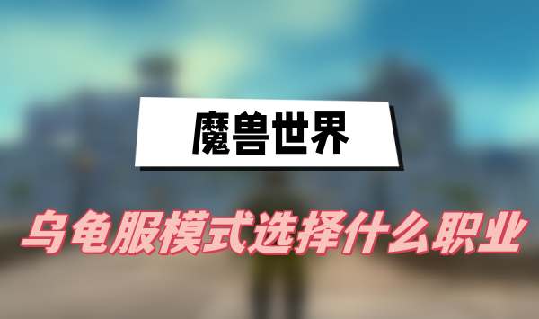 魔獸世界烏龜服模式選擇什麽職業(烏龜服職業推薦)