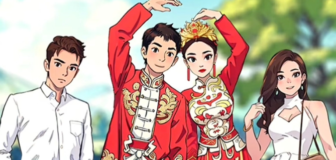 《漢字達人》結婚拍照怎麽過