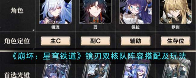 《崩壞:星穹鐵道》鏡刃雙核隊陣容搭配及玩法