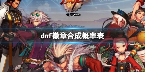 《dnf》徽章合成概率表介紹