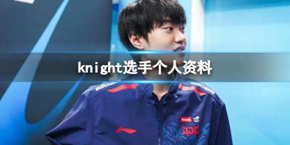 《英雄聯盟》knight選手個人資料介紹
