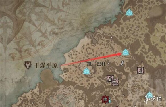 《暗黑破壞神4》狼頭刷取位置