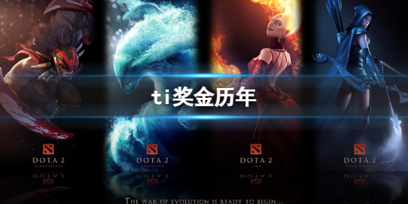 《dota2》ti獎金曆年介紹