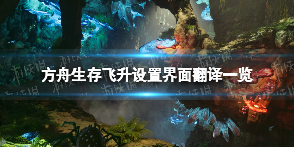 《方舟生存飛升》設置界面翻譯一覽