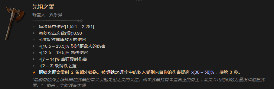 《暗黑破壞神4》先祖之誓有什麽效果