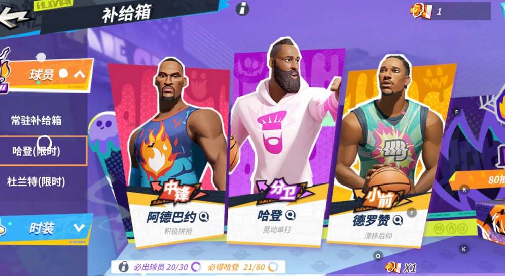《全明星街球派對》詹姆斯天賦技能順序