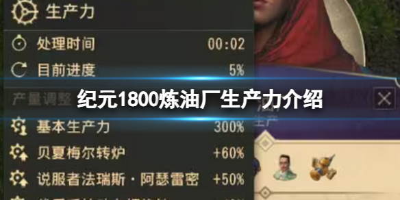 《紀元1800》煉油廠生産力介紹