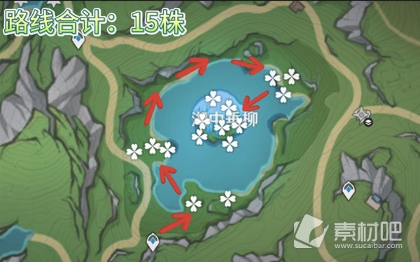 《原神》4.2版湖光鈴蘭高效采集路線推薦