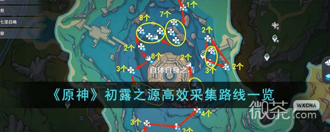 原神初露之源高效采集路線詳情