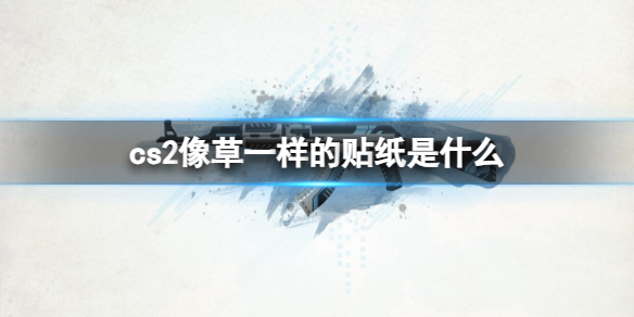 《cs2》像草一樣的貼紙介紹