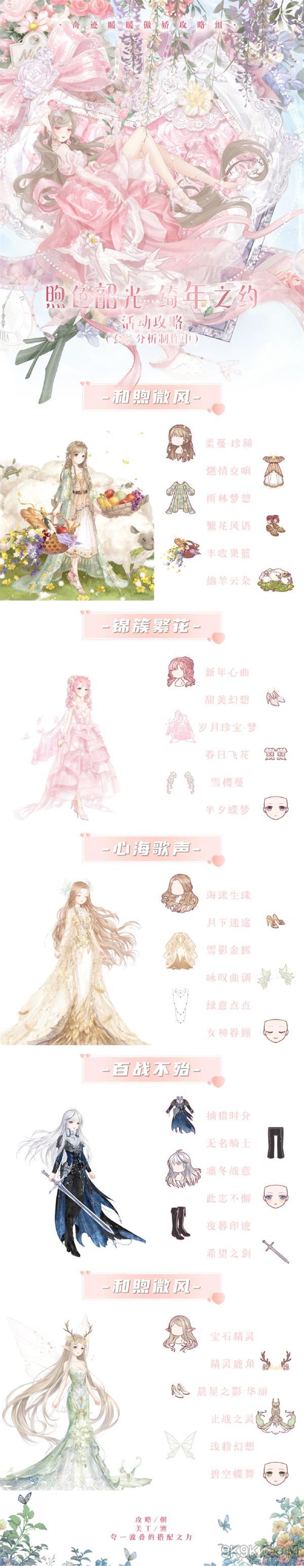 奇迹暖暖绮年之約攻略大全