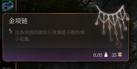 《博德之門3》金項鏈介紹