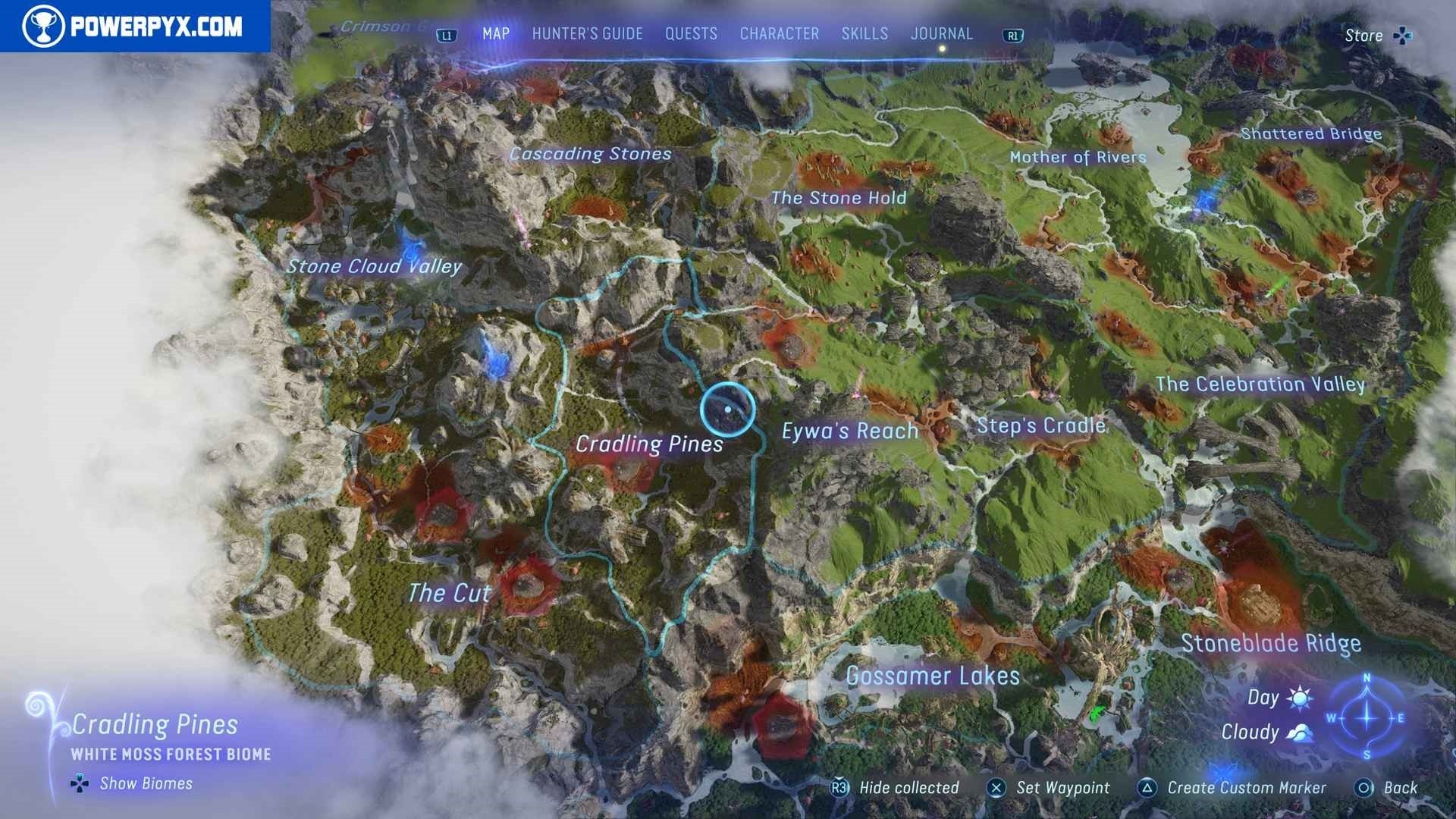 《阿凡達潘多拉邊境》霧缭森林圖騰位置一覽