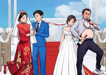 文字來找茬婚禮合照怎麽過