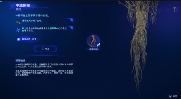 《阿凡達潘多拉邊境》平原樹根位置介紹
