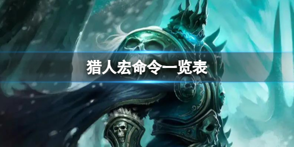 《魔獸世界》獵人宏命令一覽表