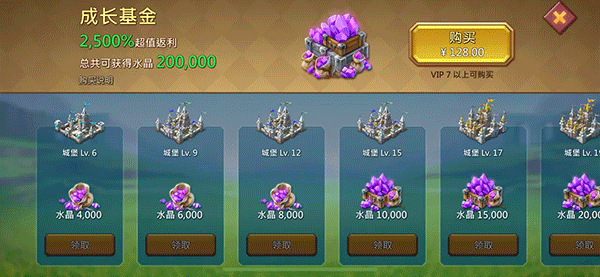 王國紀元1億戰力氪金多少