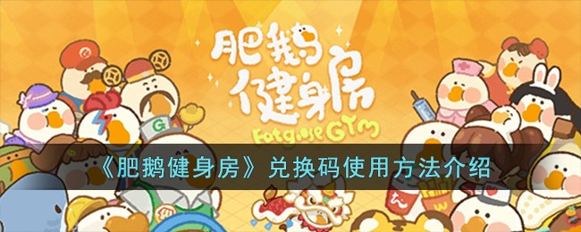 《肥鵝健身房》兌換碼使用方法介紹