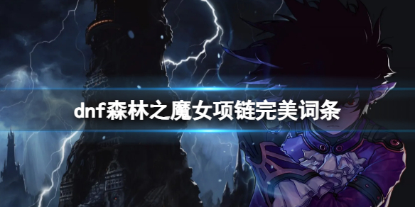 dnf森林之魔女項鏈完美詞條詳情