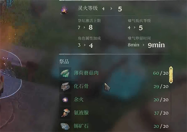 霧鎖王國薄荷蘑菇肉一覽