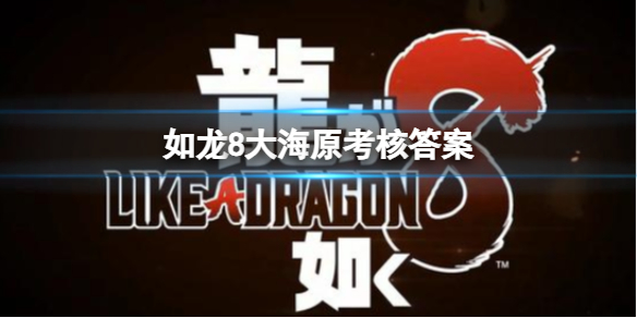 如龍8大海原考核答案一覽