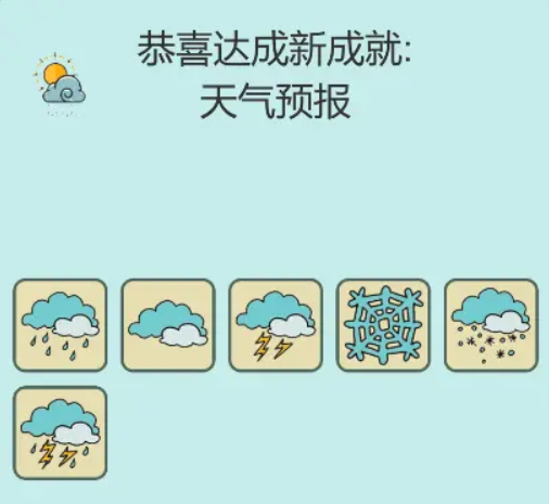 簡單的煉金術天氣預報成就怎麽達成