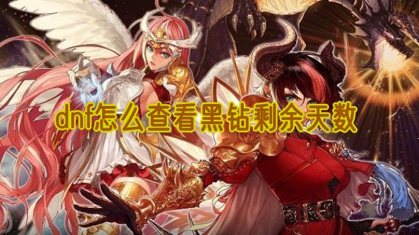 dnf查看黑鑽剩余天數攻略一覽