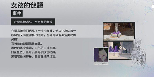 來自星塵迷之少女怎麽解謎
