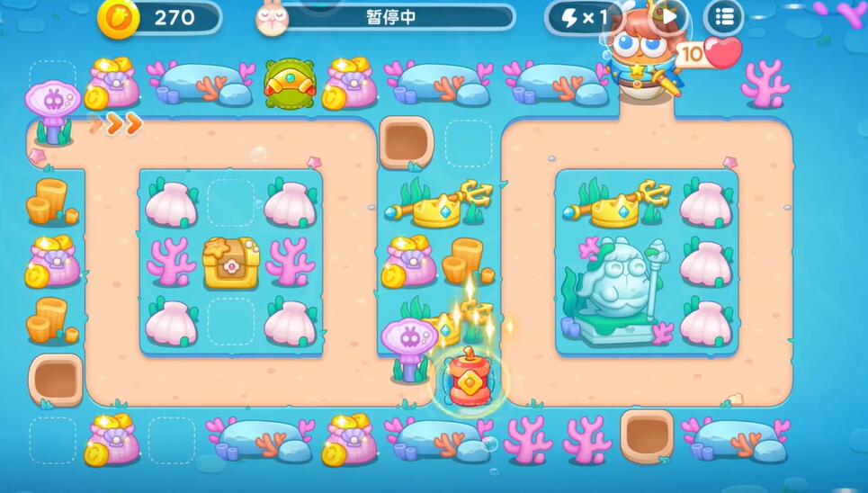 保衛蘿蔔4海的閨女第119關圖文通關解析一覽