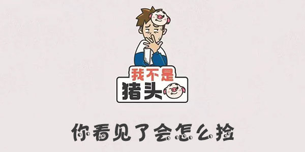 我不是豬頭你看見了會怎麽撿詳情