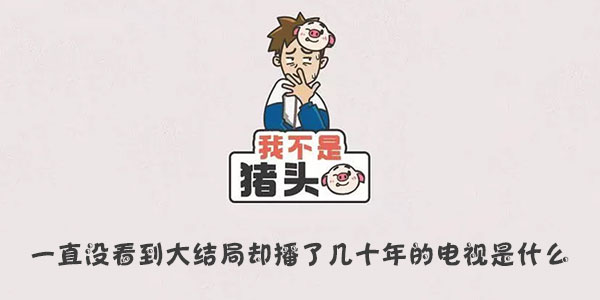我不是豬頭一直沒看到大結局卻播了幾十年的電視是什麽一覽