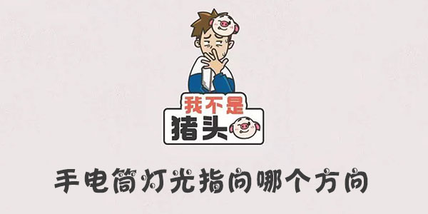 我不是豬頭手電筒燈光指向哪個方向詳情