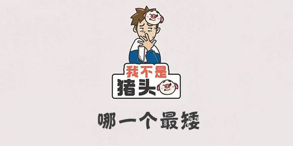 我不是豬頭哪一個最矮一覽